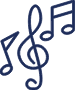 Music notes for curriculum for youth